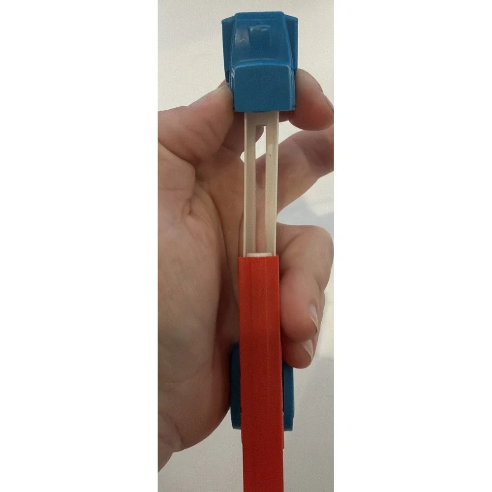 PEZ DISPENSER Semi Truck NO Feet  vintage  blue/red